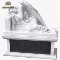 Скульптура ангела из мрамора №117 — ritualum.ru